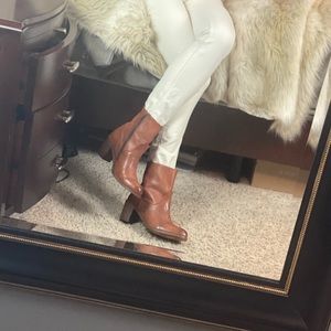 Dolce Vita Leather Ankle Boots, Size 10